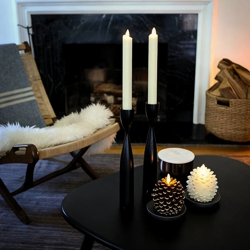 Pinecone Flameless Candles