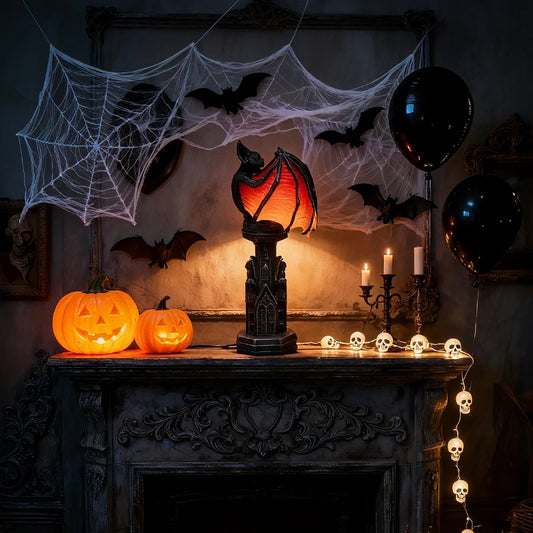 Gothic Bat Lamp