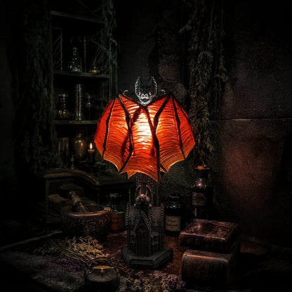 Gothic Bat Lamp