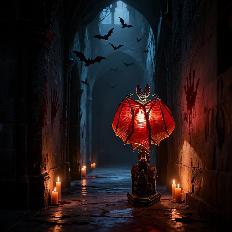 Gothic Bat Lamp