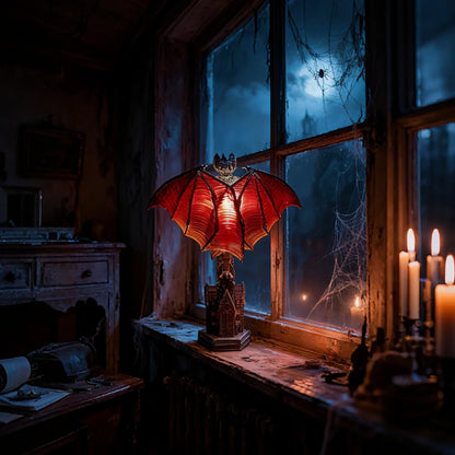 Gothic Bat Lamp