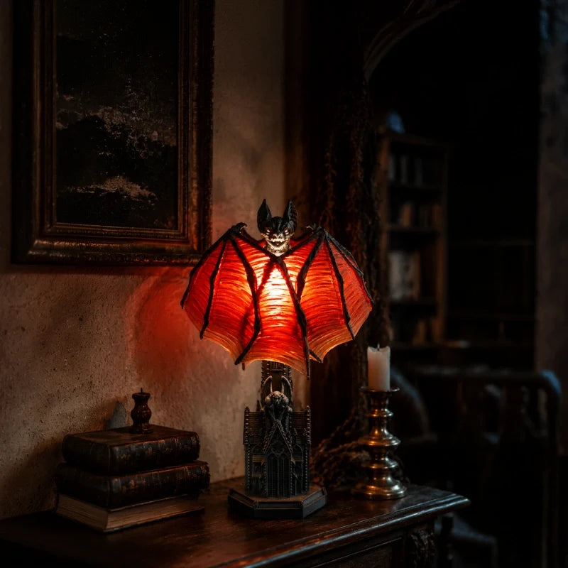 Gothic Bat Lamp