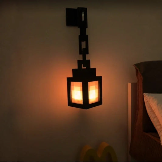 Pixel Art Lantern Lamp