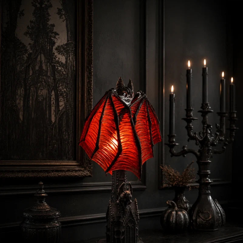 Gothic Bat Lamp