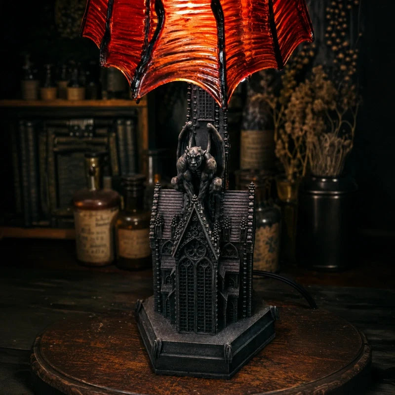 Gothic Bat Lamp