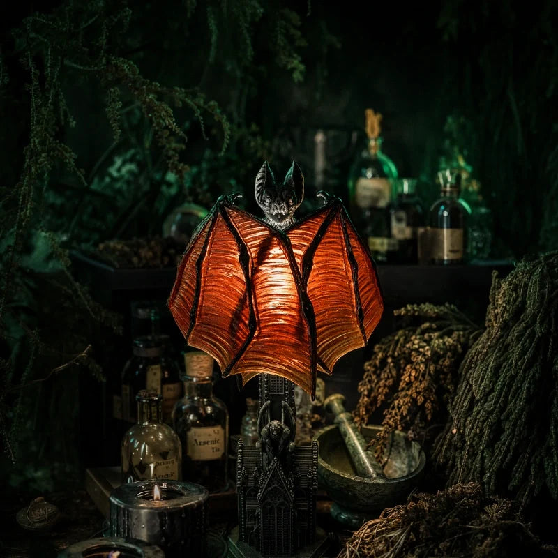 Gothic Bat Lamp