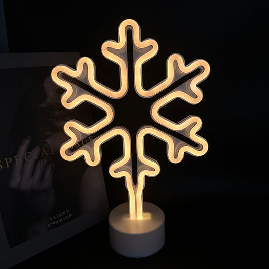 Snowflake LED Table Lamp