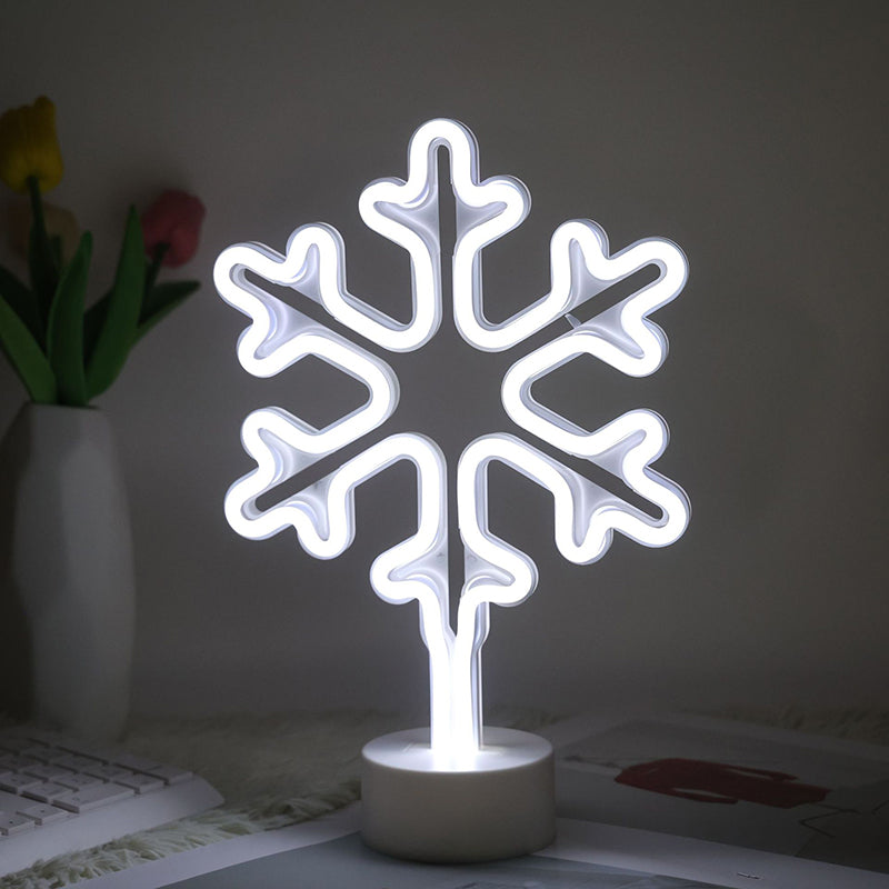 Snowflake LED Table Lamp