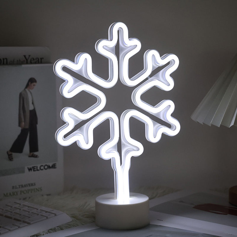 Snowflake LED Table Lamp
