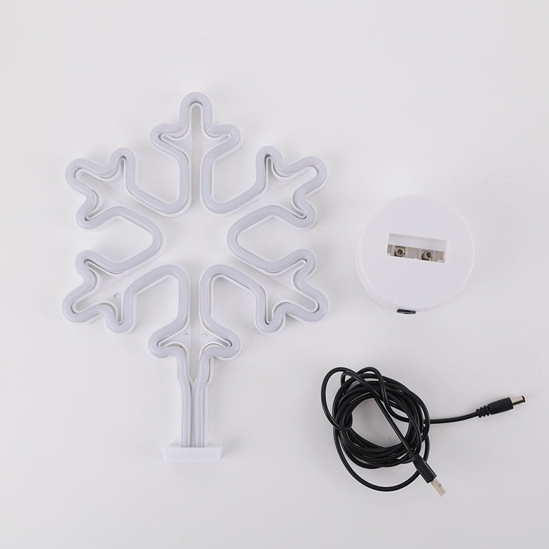 Snowflake LED Table Lamp
