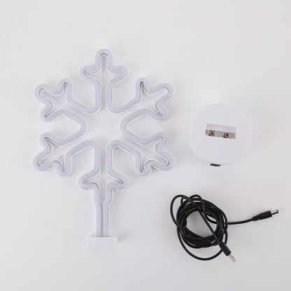 Snowflake LED Table Lamp