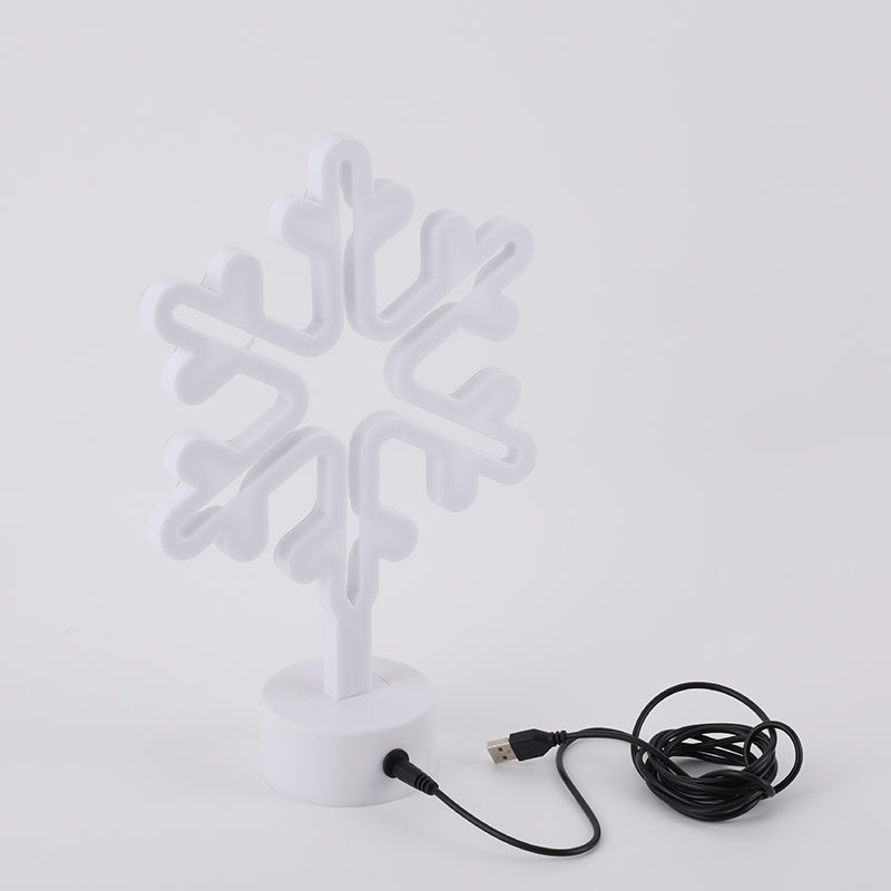 Snowflake LED Table Lamp