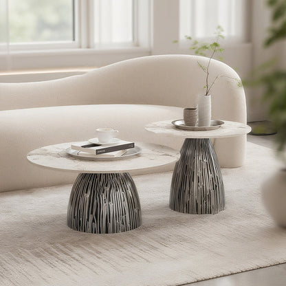 Round Stone Coffee Table