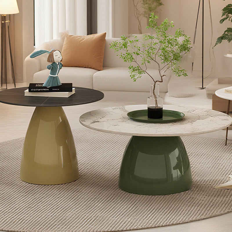 Round Stone Coffee Table