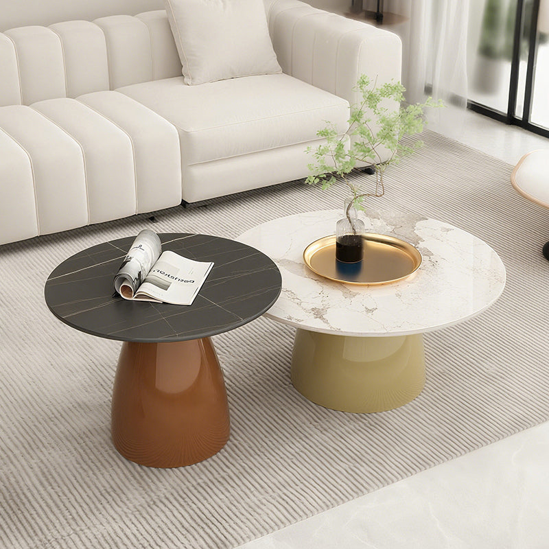 Round Stone Coffee Table