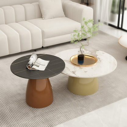 Round Stone Coffee Table