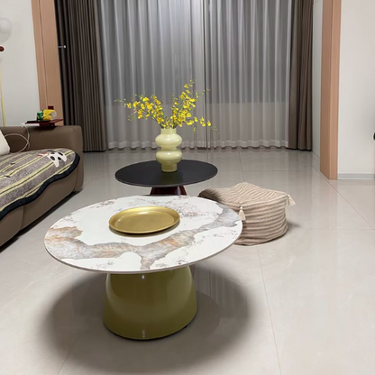 Round Stone Coffee Table