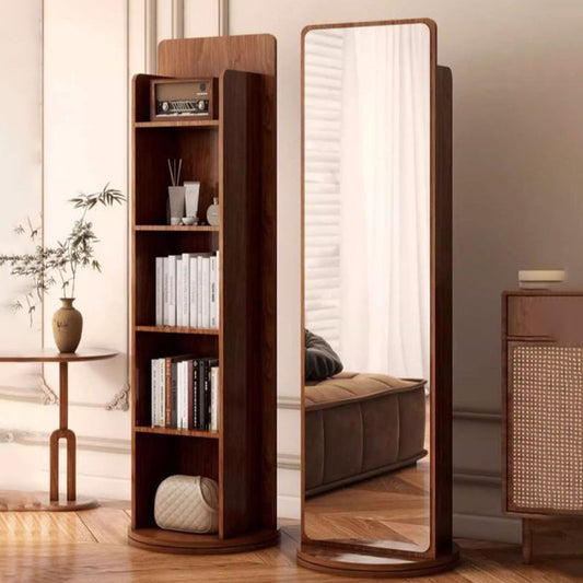 Swivel Mirror Bookshelf