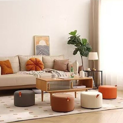 Round Low Footstool