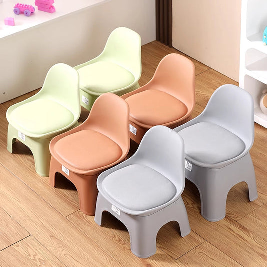 Kids Low Stool with Backrest