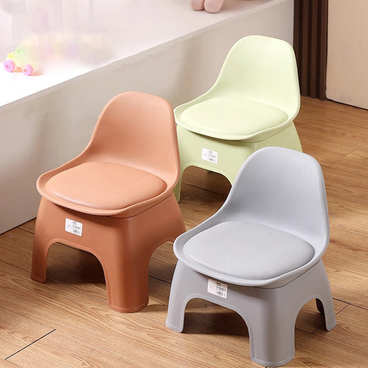Kids Low Stool with Backrest