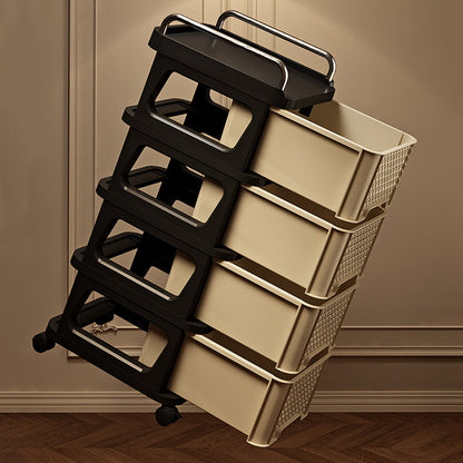 Slim Rolling Drawer Tower