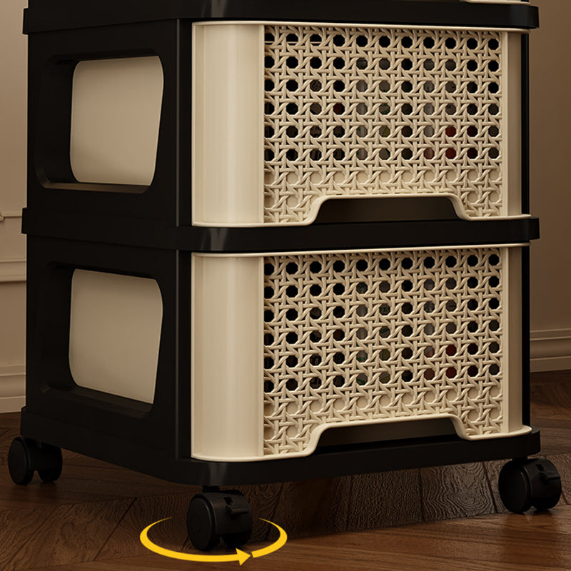 Slim Rolling Drawer Tower