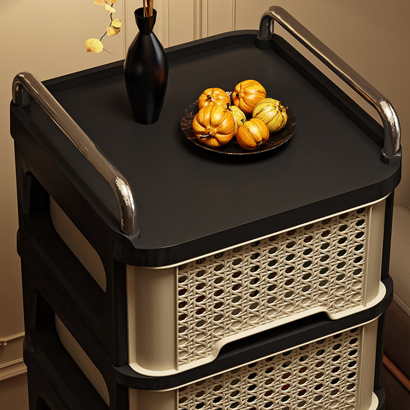 Slim Rolling Drawer Tower