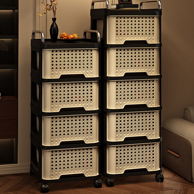 Slim Rolling Drawer Tower