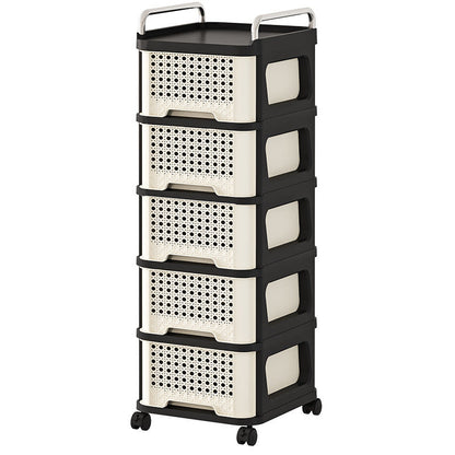 Slim Rolling Drawer Tower