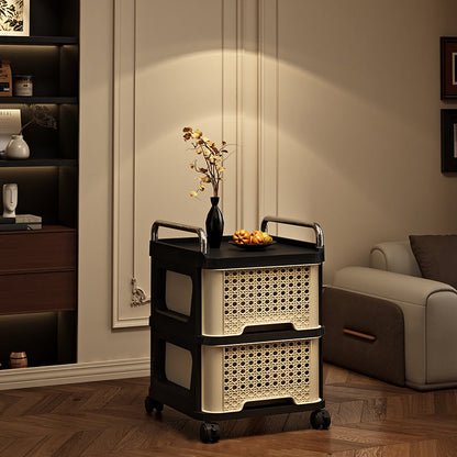 Slim Rolling Drawer Tower