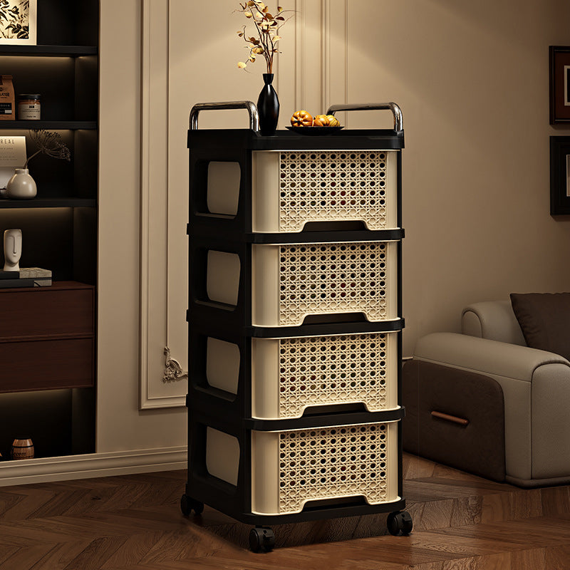 Slim Rolling Drawer Tower