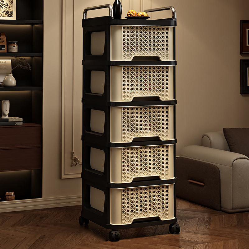 Slim Rolling Drawer Tower