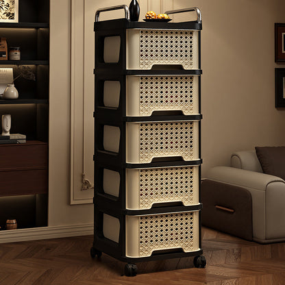 Slim Rolling Drawer Tower