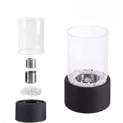 Glass Cylinder Oil Lamp