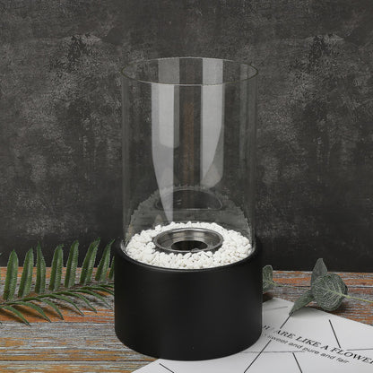 Glass Cylinder Oil Lamp