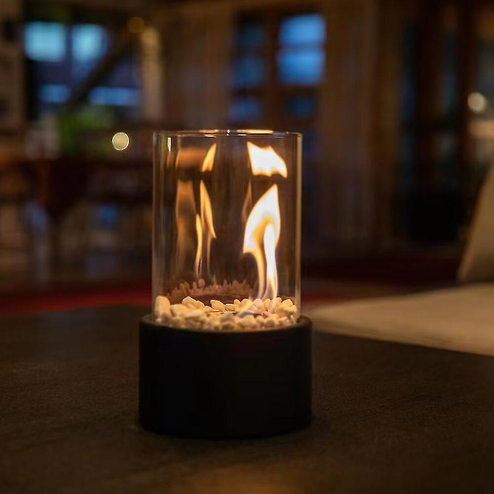 Glass Cylinder Oil Lamp