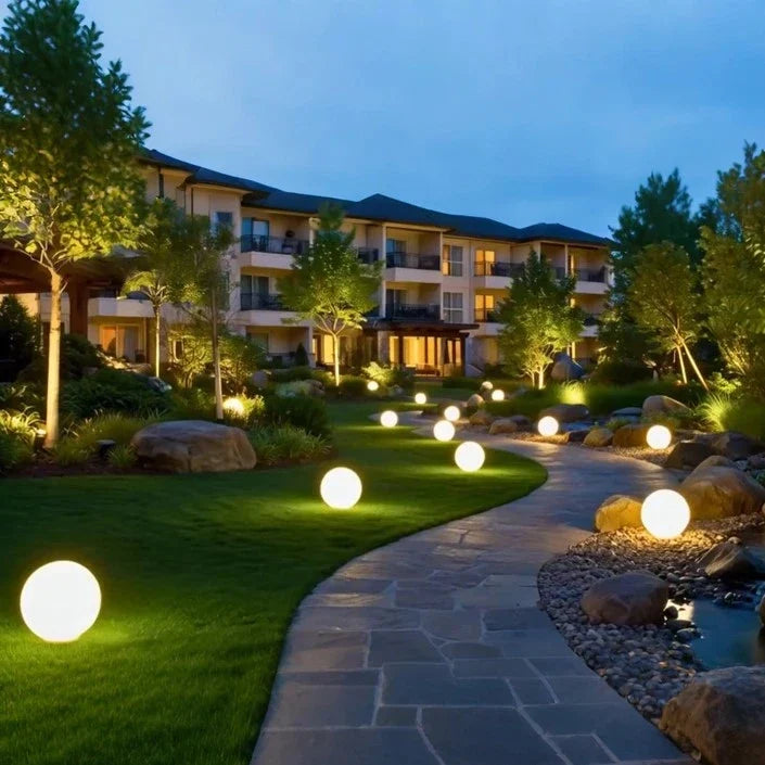 LED Garden Globe Light