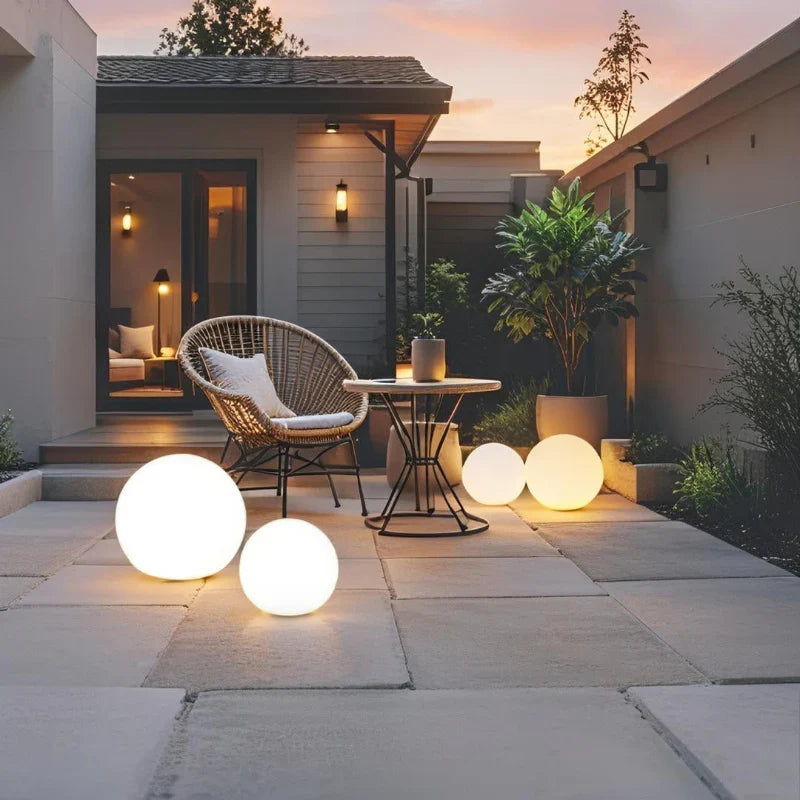 LED Garden Globe Light