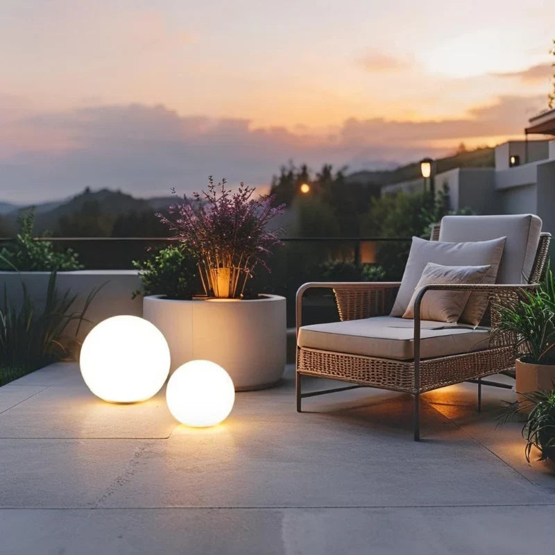 LED Garden Globe Light