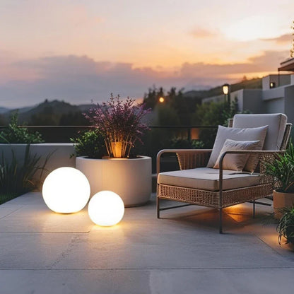 LED Garden Globe Light