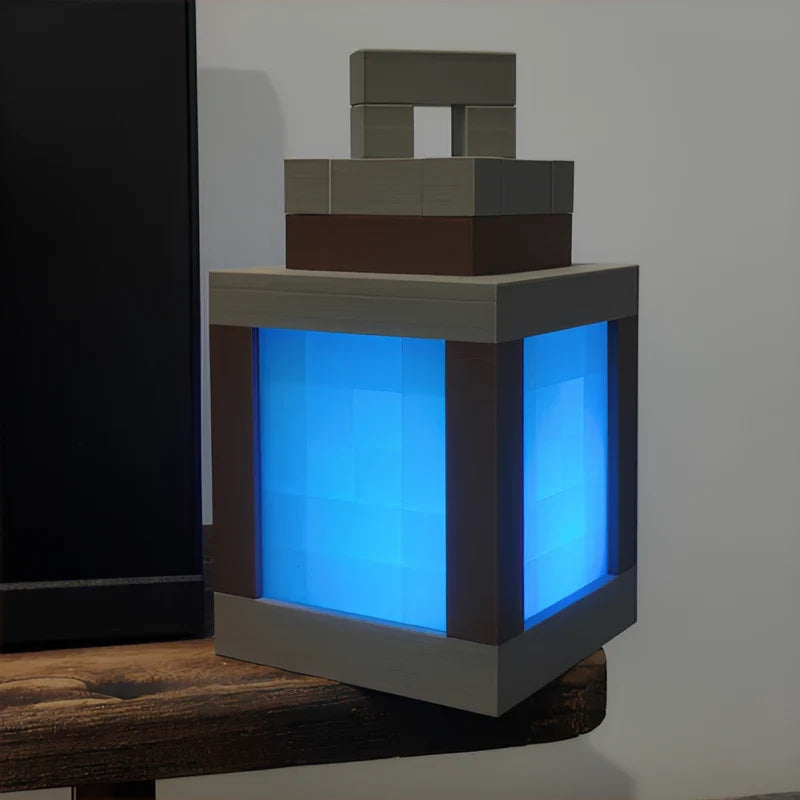Pixel Art Lantern Lamp