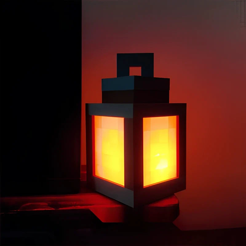 Pixel Art Lantern Lamp