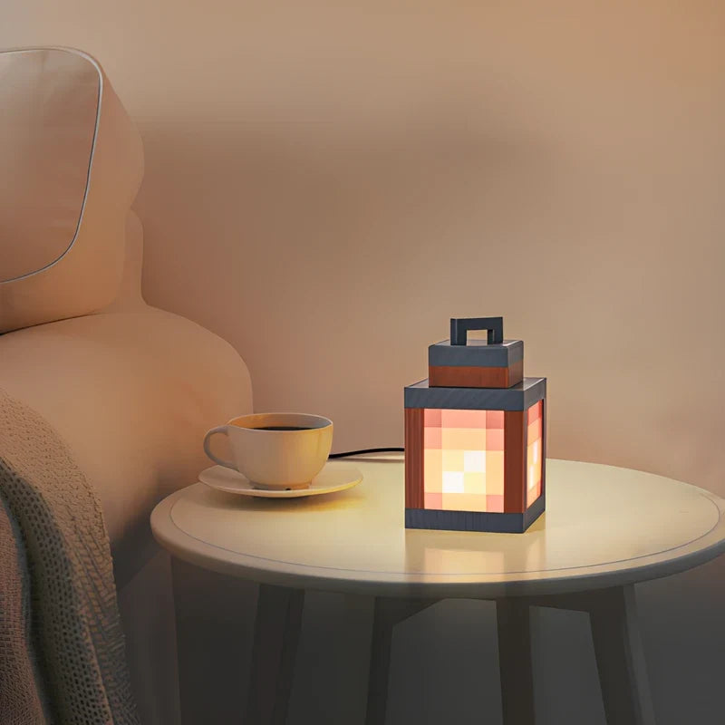 Pixel Art Lantern Lamp