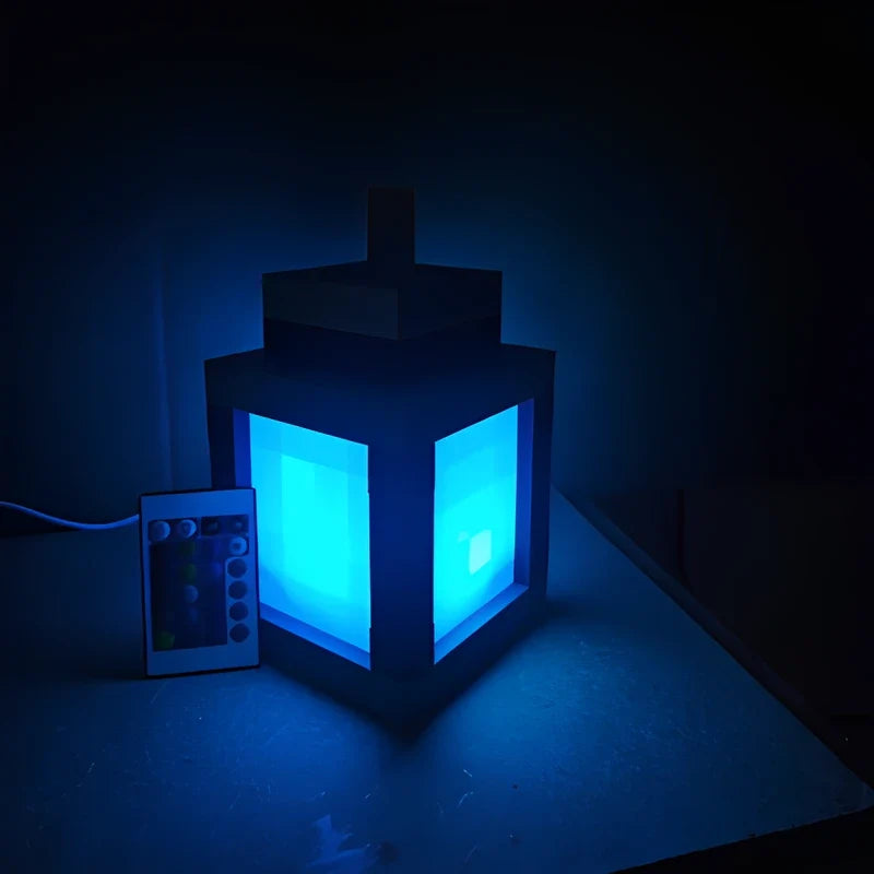 Pixel Art Lantern Lamp