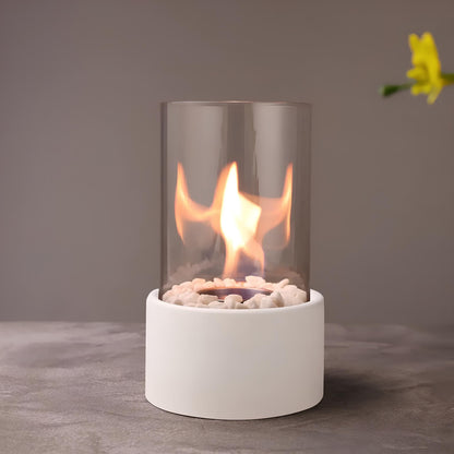 Glass Cylinder Oil Lamp